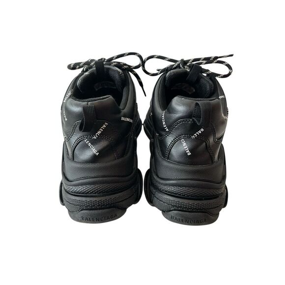 Balenciaga Leather Triple S Men's Sneakers Size 45 Size 12 Chunky Shoes Designer - Picture 11 of 15